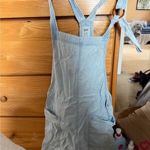 Aerie Light Blue Women Jeans Overalls